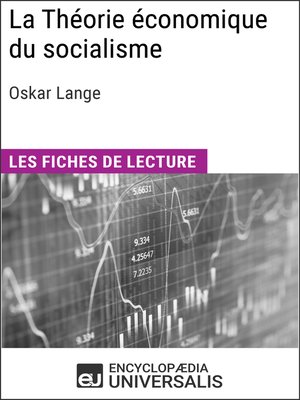 cover image of La Théorie économique du socialisme d'Oskar Lange